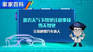 恶劣天气如何驾驶？看了就知道(下)