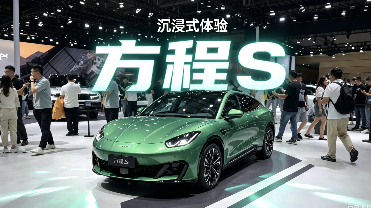 沉浸式打卡方程豹第一款轿跑--方程S