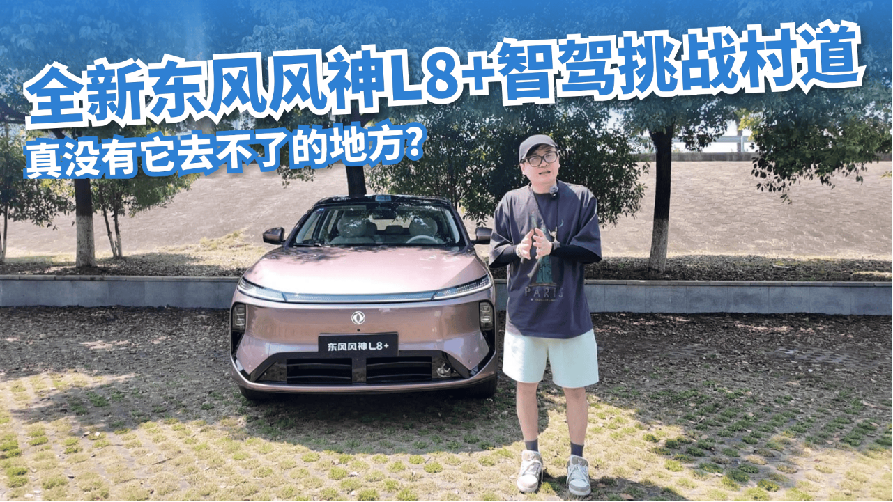 全新东风风神L8+智驾挑战村道，真没...