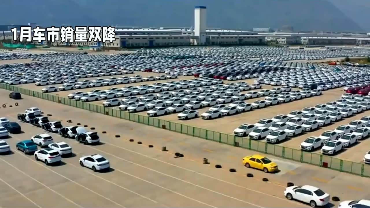 车市“萧条”！1月新能源汽车销量大...