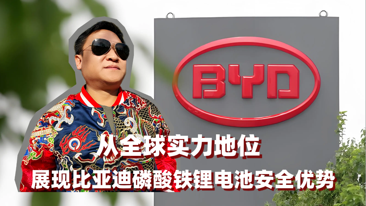 从全球实力的地位展现比亚迪磷酸铁...